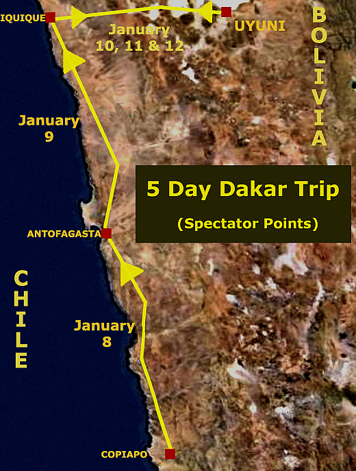 5 Day Dakar 2015 Trip