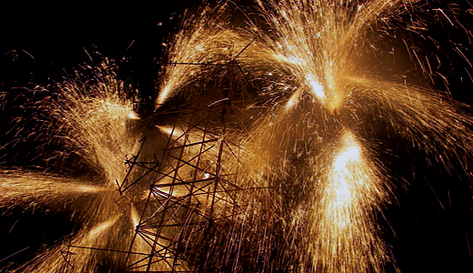 Fireworks in Ayacucho