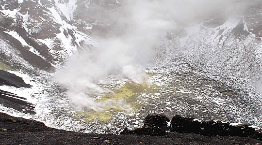 Volcanic Activity of Misti Volcano Peru