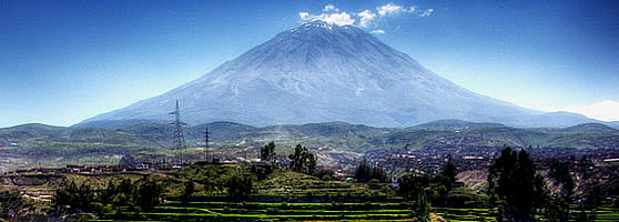 Lookout Of Misti Volcano