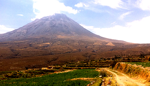Misti view from the Countryside of Arequipa - Half Day Trek In Arequipa