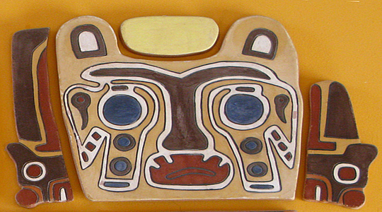 Andean Puma Mask Of Peru