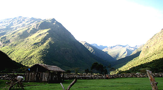 Scenery Of Salcantay Trek