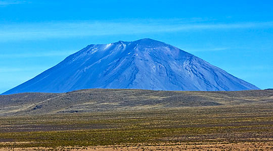 The North Face Of Misti Volcan