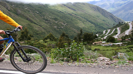 Mountain Bike Downhill To The Jungle Of Peru