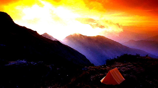 Good Morning In The Inca Trail Camp Site