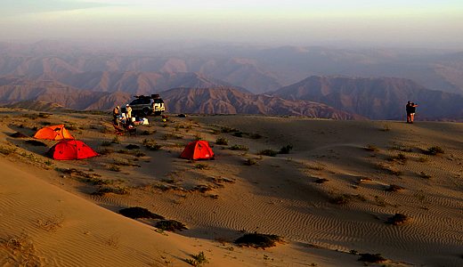 Camping At Cerro Blanco Dune