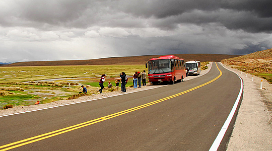 Bus Ride From Chivay/Colca canyon To Puno/ Lake Titicaca