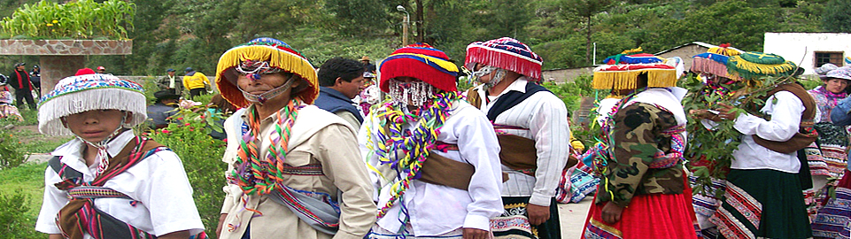 Typical Dancing Festival In The Colca Canyon