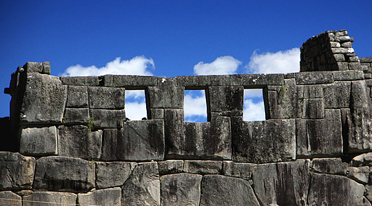 Inca Fortress In Machupicchu
