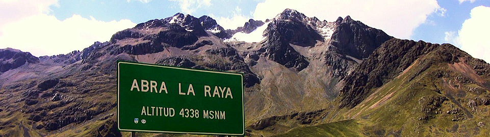 Pass Abra La Raya Between Cusco And Puno - Peru