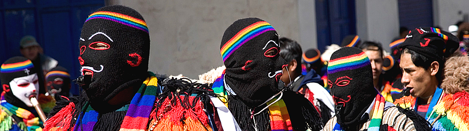 Peruvian Festivities In The Andes Of Latin America