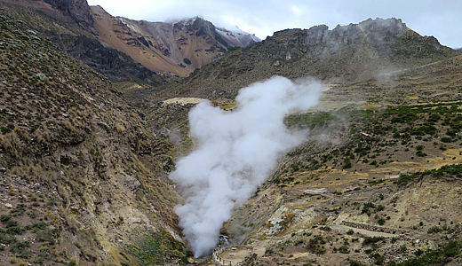 Geysers In The Colca Canyon