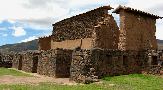 Raqchi Ceremonial Temple  Sicuani Cusco Peru