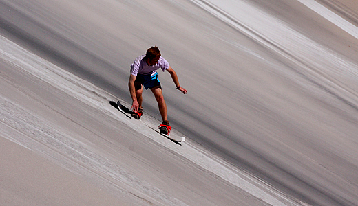 Sandboarder Peru